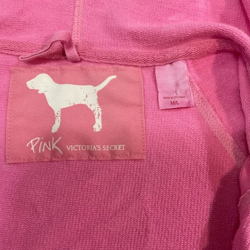 Rare Vintage PINK Victoria's Secret Pink Hooded Robe